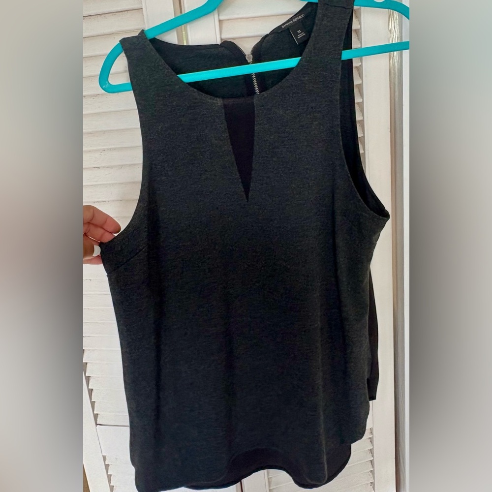 Banana Republic Charcoal Tank Top